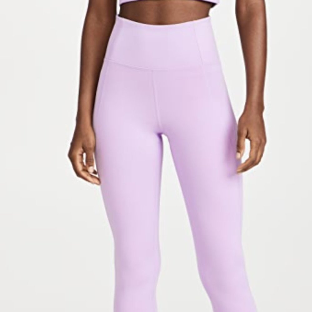 Girlfriend Collective Lavender High-waisted compact Leggings